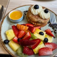 Vegan pancake  at Shake Café in Florence
