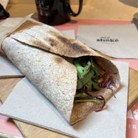 Hummus Wrap  at Shake Café in Florence