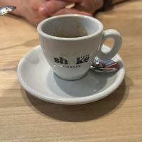 espresso  at Shake Café in Florence