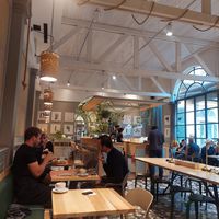 Inside at Shake Café in Florence