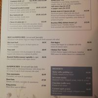 Menu 1 at Royal Ship in Dolgellau