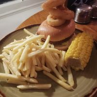 Vegan burger  at Royal Ship in Dolgellau