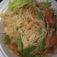 Papaya salad   at Seeda Thai in Valley Stream