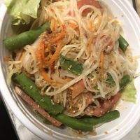 Papaya salad, no fish sauce  at Seeda Thai in Valley Stream