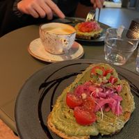 Avocado toast  at FINT Kafé & Bar in Tromsoe