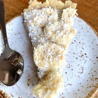Coconut pie (test item)  at FINT Kafé & Bar in Tromsoe