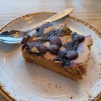 Peanut butter blondie at FINT Kafé & Bar in Tromsoe