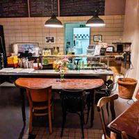 Inside of Nudelbude at Nudelbude in Berlin