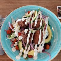 Falafelsalat at Atiar Beach in Mallorca