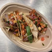 Sofritas tacos  at Chipotle - S End Ave in New York City