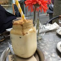 Salted caramel Dalgona coffee  at Delikat  in Viersen