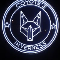 Logo at Coyote's in Inverness