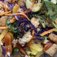 Bi bim bap up close  at Kitchen Door Deli in Farmingdale
