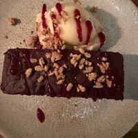 Chocolate cake, ice cream etc, all vegan and delicious  at Ard Bia at Nimmos in Galway