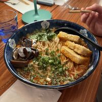 Spicy coconut ramen  at Setsunai Noodle Bar in Lopez Island