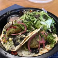 Fried avocado tacos w/o cheesee  at Casa Del Cabo in Eastham