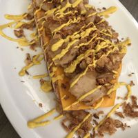 tosta vegana de nopollo at Bar Miraflores in Miraflores De La Sierra