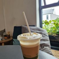 Iced coconut latte at Creed Coffee Roasters in Celbridge