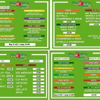 Menu at Smoothie & Go in Celbridge