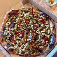 Vegan Pie  at The Wheel Apizza Pub in Eugene