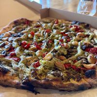 Vegan Pie  at The Wheel Apizza Pub in Eugene