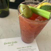 Great Bloody Mary.  at Garden Grille Cafe in Pawtucket