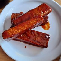 BBQ tempeh at Garden Grille Cafe in Pawtucket