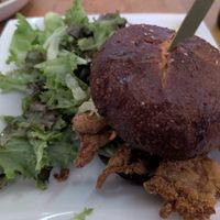 Oyster mushroom sandwich at Garden Grille Cafe in Pawtucket