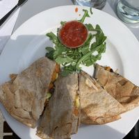 Butternut squash quesadilla  at Garden Grille Cafe in Pawtucket