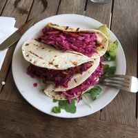 Korean tacos at Garden Grille Cafe in Pawtucket
