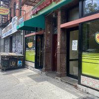Outside  at Empanada Mama in New York City