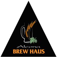 Their logo at Alcona Brew Haus in Harrisville