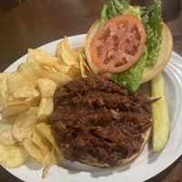 New BBQ Jack Sandwich   at Alcona Brew Haus in Harrisville