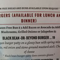 There's your option! No vegan bread or bun but GF is available at Oyhut Bay Grill in Ocean Shores