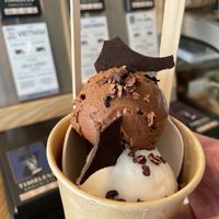 Chocolate ice cream!🍫🌱  at Timeless Chocolate in Chatan