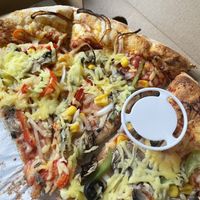 Vegan Veggie pizza  at Slice of New York in Birmingham