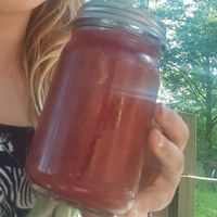 Purple smoothie at Buitencentrum De Pelen in Ospel