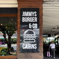 Jimmys Burger  at Jimmys Burger and Co in Cairns
