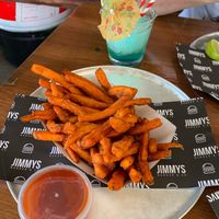 Sweet Potato Fries  at Jimmys Burger and Co in Cairns