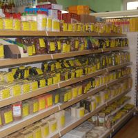 Dried packaged goods at Well Being in South East London