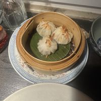 Mushroom dumplings  at Aura Dimsum Lab in Lisbon