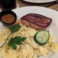 Vegan meatloaf at Hofbrau Wirtshaus in Berlin