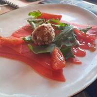 Vegan salmon at Swing in Gouda