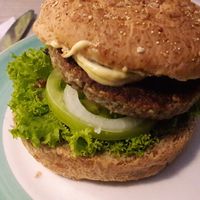 Hamburguesa 7 granos  at Verdeo in Medellin