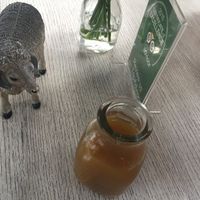 Juice and a friend :)  at Verdeo in Medellin