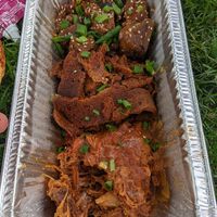 Korean BBQ, brisket and jackfruit at Blatch's Backyard BBQ - temporarily closed in Salt Lake City