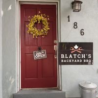 Entrance at Blatch's Backyard BBQ - temporarily closed in Salt Lake City