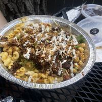 Mac and Cheese with Asian protein  at Blatch's Backyard BBQ - temporarily closed in Salt Lake City