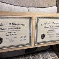 Awards  at Blatch's Backyard BBQ - temporarily closed in Salt Lake City