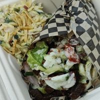 Wednesday special gyro with orzo salad at Blatch's Backyard BBQ - temporarily closed in Salt Lake City